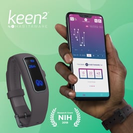 keen2 HabitAware asset bracelet and app